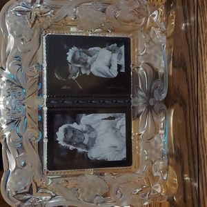 Glass decorative frame